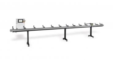 Zimmer NC roller conveyor for profiles